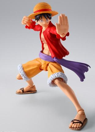 Оригинальная коллекционная аниме фигурка луффи из ван пес, eone piece "sailing again" monkey d. luffy ver.2 1/8 complete figure2 фото