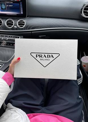 Кеди prada double wheel nylon gabardine black premium9 фото