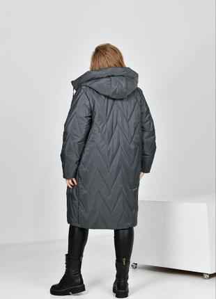 Тепла зимова курточка з капюшоном, чудова якість5 фото