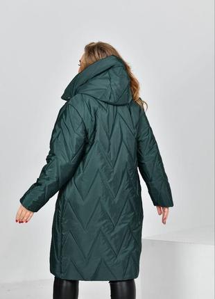 Тепла зимова курточка з капюшоном, чудова якість7 фото