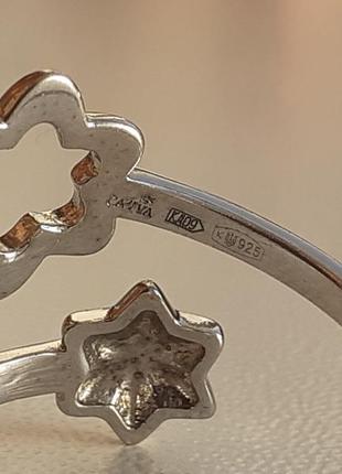 Стильное серебряное кольцо cava cool5 фото