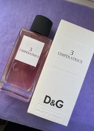 100 мл 3 limperatrice d&g