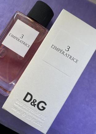100 мл 3 limperatrice d&amp;g3 фото