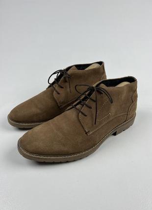 Мужские замшевые ботинки am shoe company