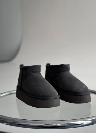 Жіночі ugg ultra mini platform grey2 фото