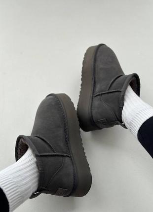 Жіночі ugg ultra mini platform grey7 фото