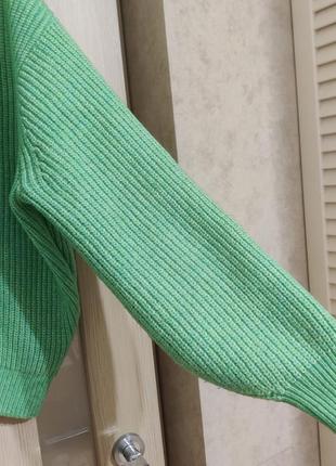 Зелений светр з вовною h&m5 фото