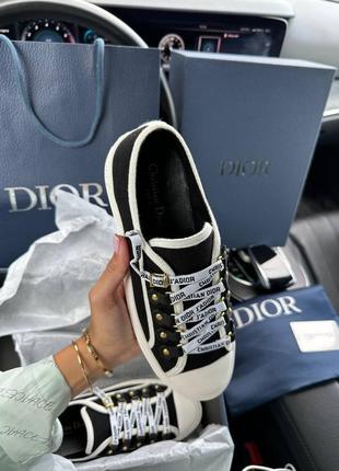 Кеди dior b23 low  black  premium2 фото