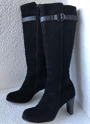 Женские демисезонные сапоги из натуральной замши от английского бренда phase eight