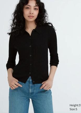 Кардиган uniqlo, 100% вовна