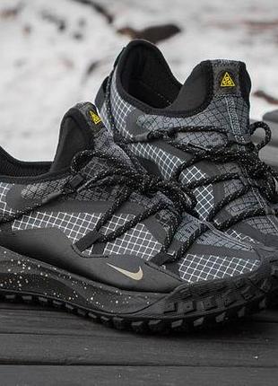 Nike acg mounth low all black кроссовки