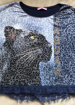 Леопард футболка1 фото