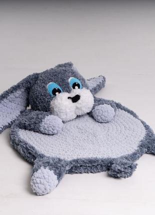 Коврик зайчик для детей, коврик-игрушка заяц, детский коврик, дитячий килимок5 фото