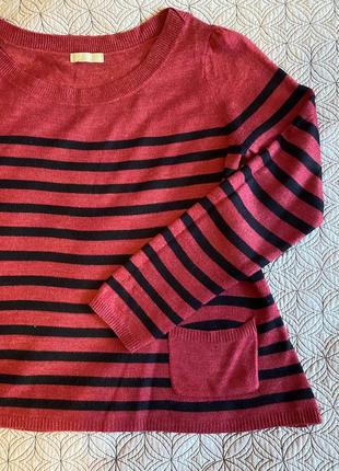 Акрилова кофта в смужку 2