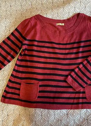 Акрилова кофта в смужку 3