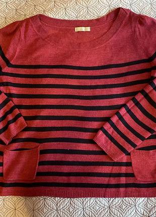 Акрилова кофта в смужку 5