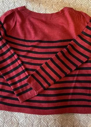 Акрилова кофта в смужку 9