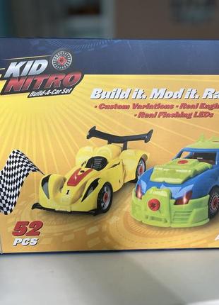 Kid nitro build-a-car set конструктор машинки