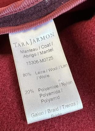 Tara jarmon длинное пальто шерсть 80%6 фото