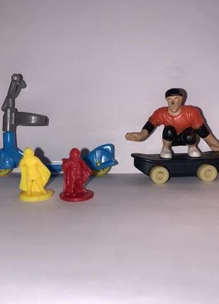 Скейтборд tony hawk mini figure boom boom huck jam mcdonalds toy skater xgame - фигурка playmobil, - 1995 год бэтмен, самокат