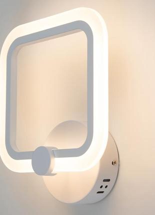 Світильник світлодіодний настінний, led бра sunlight білий 5667/1w