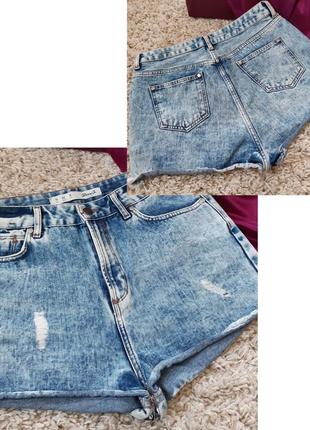 Мега стильні короткі джинсові шорти, denim co, p12-14.1 фото