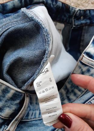 Мега стильні короткі джинсові шорти, denim co, p12-14.4 фото