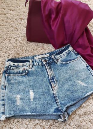 Мега стильные короткие джинсовые шорты,  denim co, p12-14.6 фото