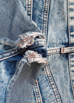Мега стильні короткі джинсові шорти, denim co, p12-14.8 фото