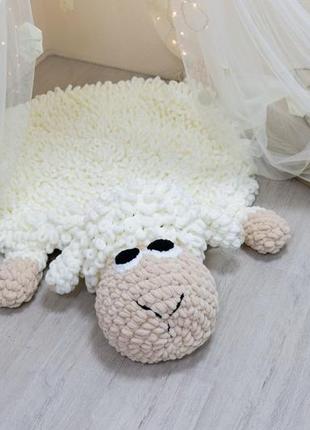 Детский коврик-игрушка баршек свен/дитячий килимок белый6 фото