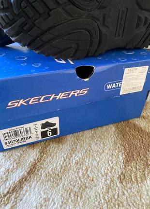 Черевики дитячі хлопчик skechers waterproof розмір usa 6, eur 38, см 243 фото