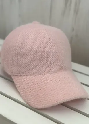 Кепка бейсболка тепла рожева 54-60р (1758-1)