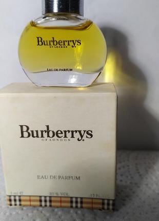 Burberrys of london eau de parfum 5 ml винтаж