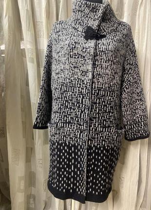 Пальто трикотаж
