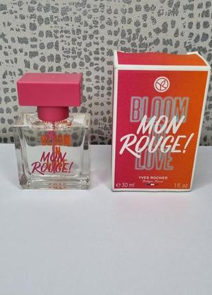 Парфумована вода mon rouge bloom in love yves rocher 30ml