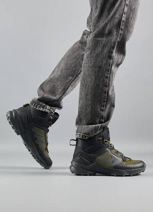 🔥чоловічі кросівки adidas terrex swift r termo army green6 фото