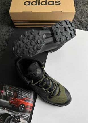🔥чоловічі кросівки adidas terrex swift r termo army green10 фото