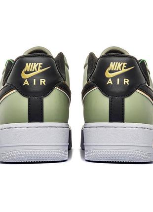 Мужские кроссовки оливковые nike air force 1 '07 lv8 olive gold black5 фото