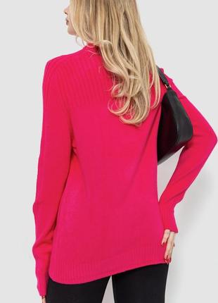 Красивий светр жіночий малиновий китай2 фото