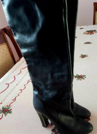 Сапожки натуральная кожа (высокие)