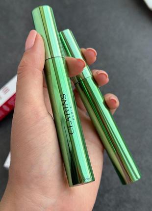 Туш для вій clarins supra lift & curl.
