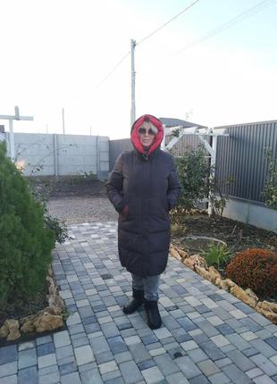 Жіноче зимове пальто б/в в ідеальному стані