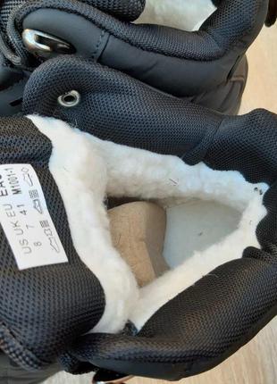 Зимние мужские кроссовки merrell tracking winter black fur черного цвета с мехом2 фото