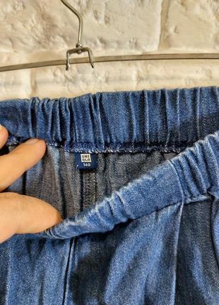 Фирменные джинсовые кюлоты бриджи 13-14 лет4 фото