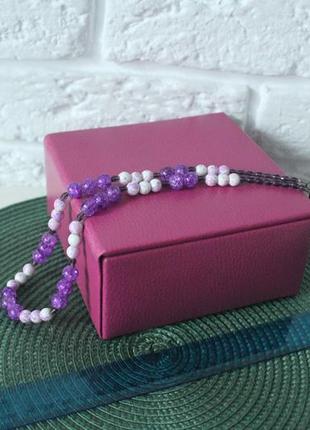 Намисто з аметистом