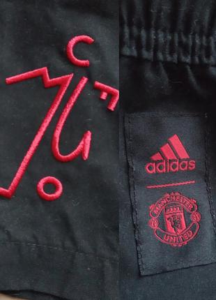 Шорты adidds manchester united 02/22 shorts black he6669(s) оригинал5 фото