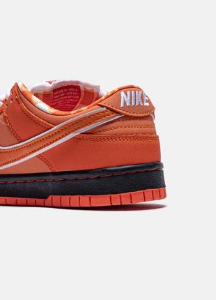 Кроссовки nike sb dunk low concepts x orange lobster8 фото