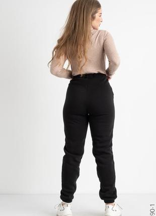 Спортивні штани жіночі утеплені на флісі трикотажні великих розмірів на високий зріст nn9 фото