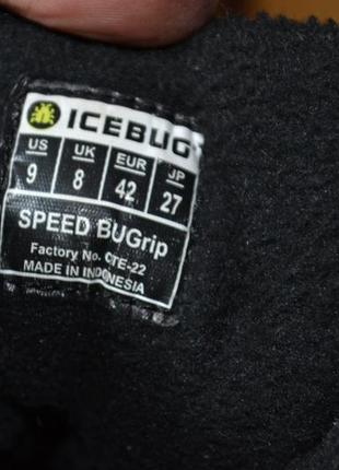 Icebug speed bugrip 42р кроссовки с шипами ботинки зимние4 фото