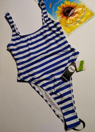 Новий купальник з високим вирізом бедра boohoo, eur 36 s